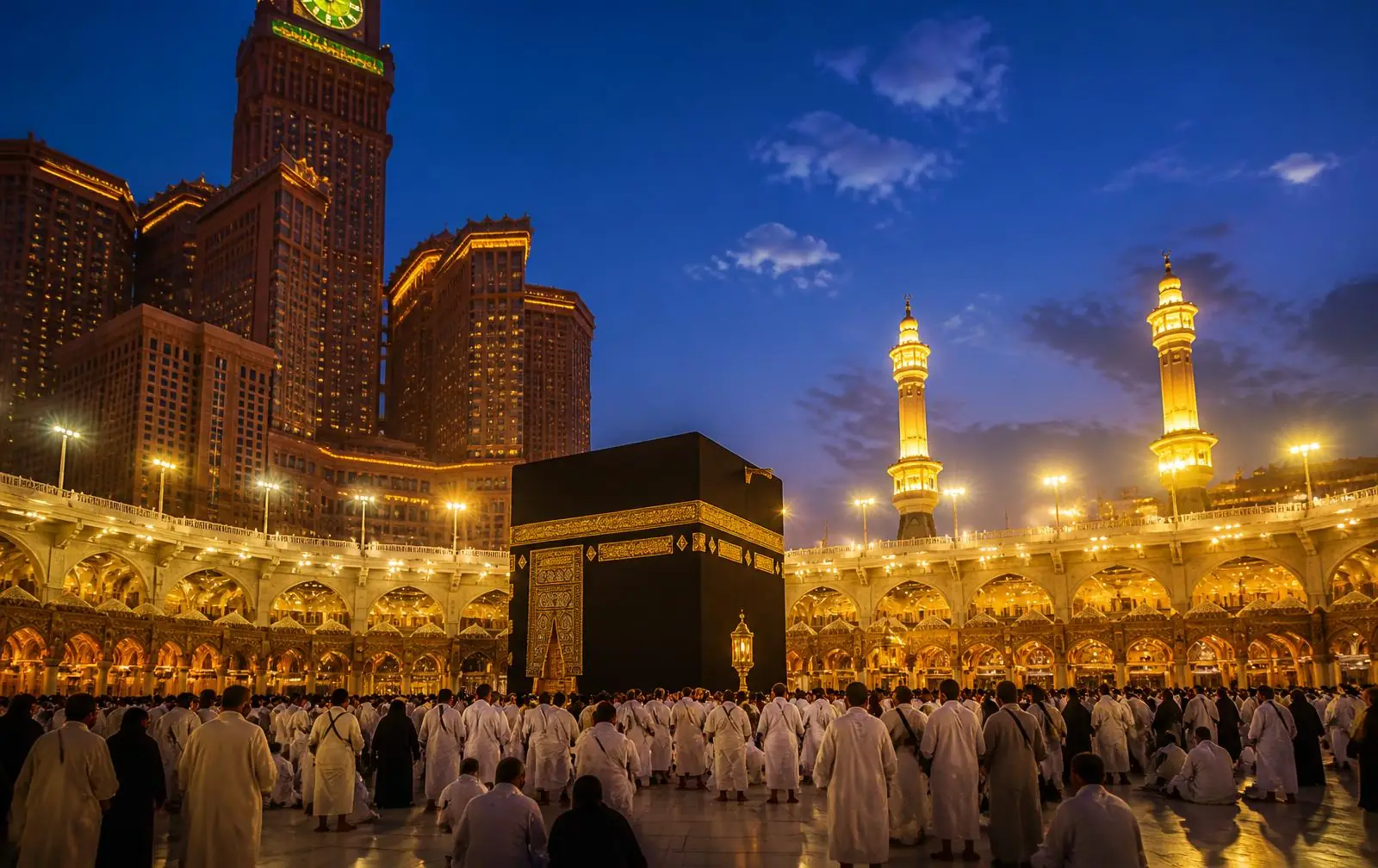 أسعار عمرة طيران من الرياض – الكعبة المشرفة في المسجد الحرام